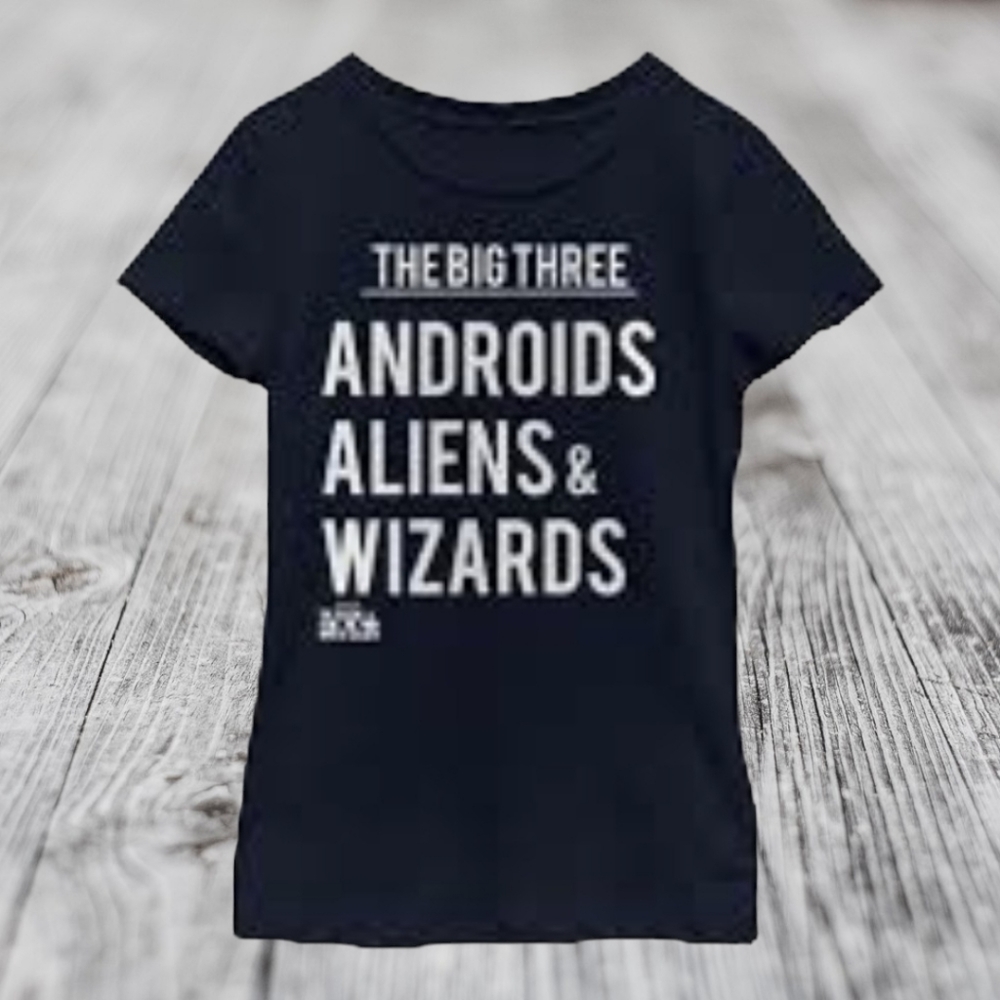 Kids Marvel The Big Three Youth Girls T-Shirt, XL